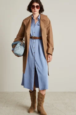 Abito a camicia - Azzurro