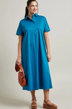 Abito a camicia - Blu