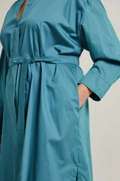 Abito a camicia - Turchese