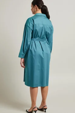 Abito a camicia - Turchese