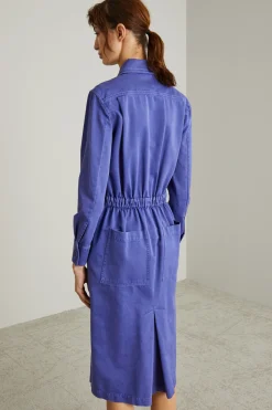 Abito a camicia - Viola