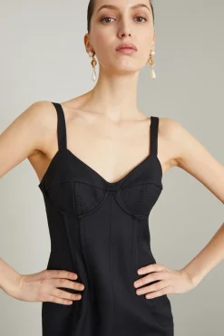 Abito bustier - Nero