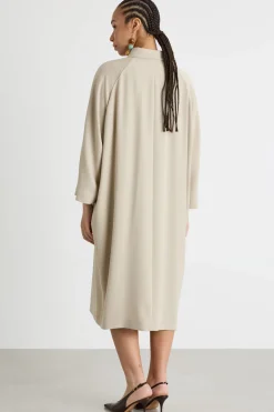 Abito chemisier ampio - Beige