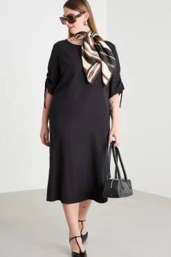 Abito con coulisse - Nero