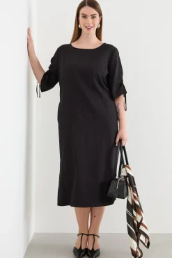 Abito con coulisse - Nero