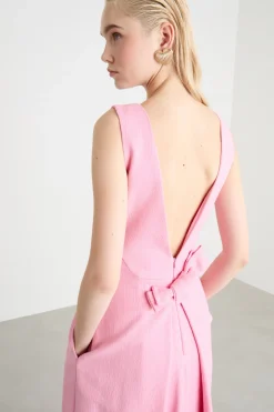Abito con fiocco sul retro - Rosa