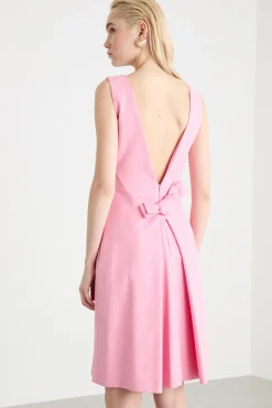Abito con fiocco sul retro - Rosa