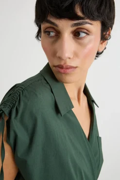 Abito con ricami - Verde
