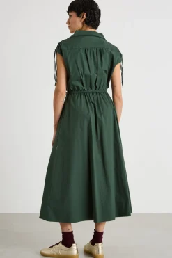 Abito con ricami - Verde