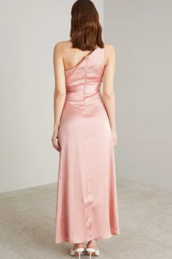 Abito con spacco - Rosa
