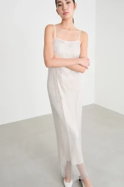 Abito con strass - Bianco