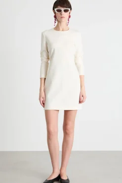 Abito corto in jersey - Bianco