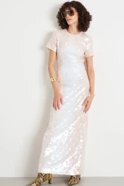Abito di paillettes - Bianco
