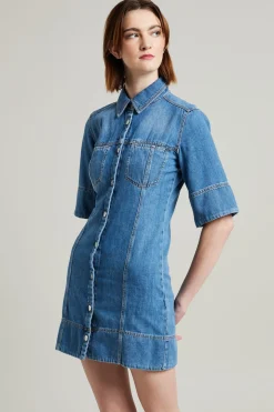 Abito in denim - Blu
