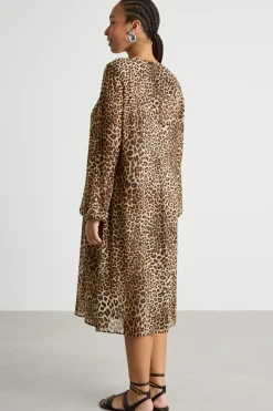 Abito in georgette stampato - Animalier