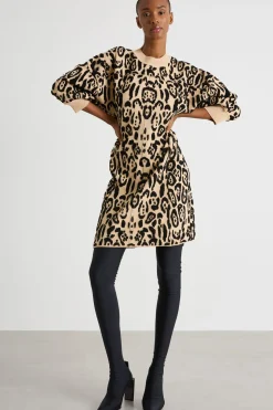 Abito in jacquard animalier - Animalier