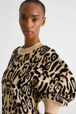 Abito in jacquard animalier - Animalier
