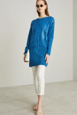 Abito in maglia - Blu