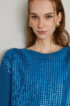 Abito in maglia - Blu