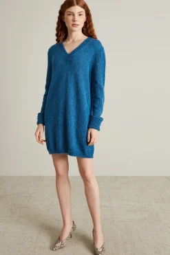 Abito in maglia - Blu