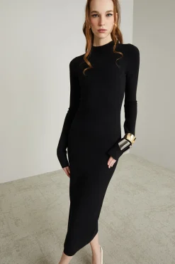Abito in maglia - Nero