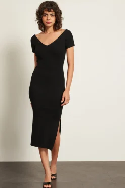 Abito in maglia - Nero