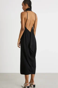 Abito in maglia senza maniche - Nero
