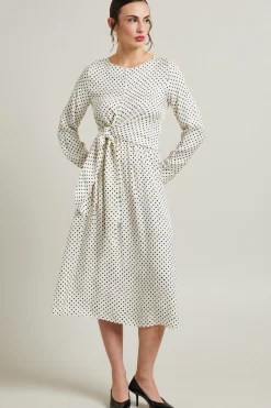 Abito in twill - Bianco