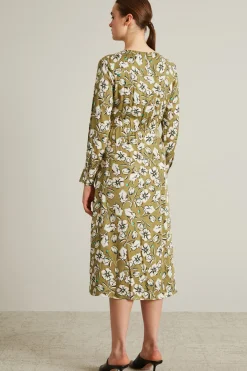 Abito in twill - Verde Bianco Nero