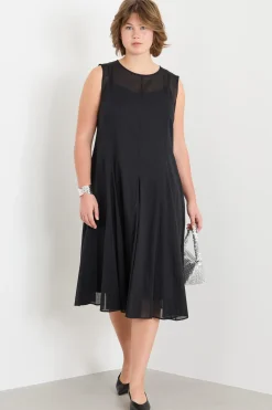 Abito in voile - Nero