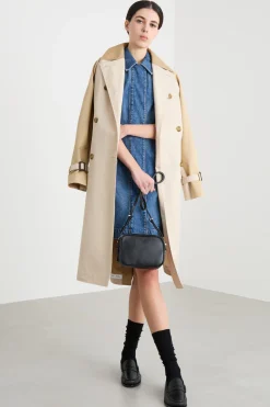 Abito smanicato in jeans - Blu