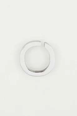 Anello a fascia in metallo - Argento