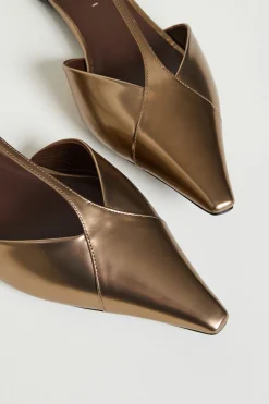 Ballerina con cinturino a T - Bronzo