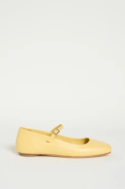 Ballerina in pelle - Giallo