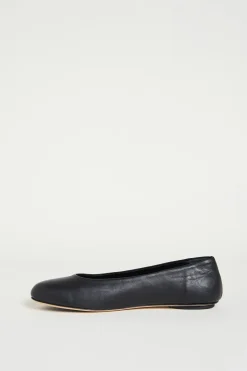 Ballerina in pelle - Nero