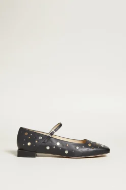 Ballerine con borchie - Nero