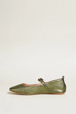 Ballerine con dettagli - Verde