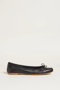 Ballerine in pelle - Nero