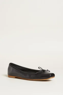 Ballerine in pelle - Nero