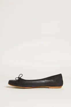 Ballerine in pelle - Nero