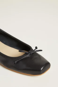 Ballerine in pelle - Nero