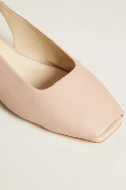 Ballerine slingback in pelle - Rosa