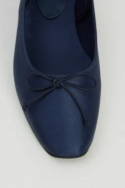 Ballerine in raso - Blu Notte