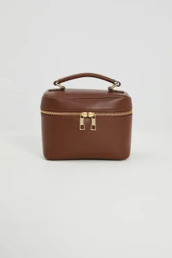 Bauletto con tracolla - Marrone Oro
