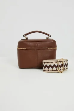 Bauletto con tracolla - Marrone Oro