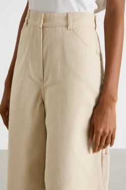 Bermuda in gabardina - Beige