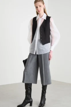Bermuda in jeans - Grigio