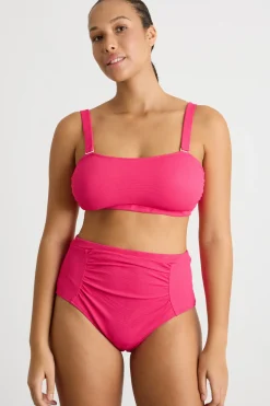 Bikini con arricciatura - Fuxia