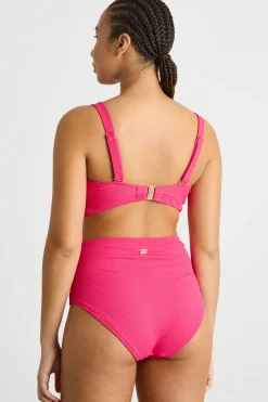 Bikini con arricciatura - Fuxia