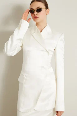 Blazer aderente - Bianco